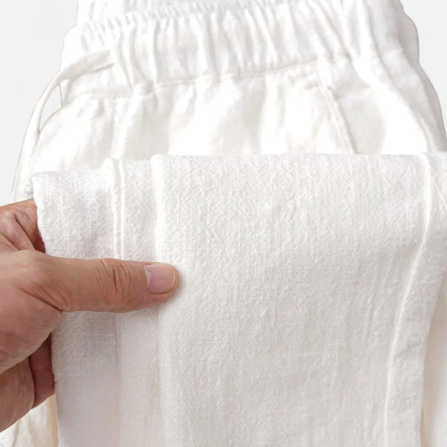 Old Monchester | Men’s Loose Fit Linen Trousers – Lightweight Elegance for Warm-Weather Comfort