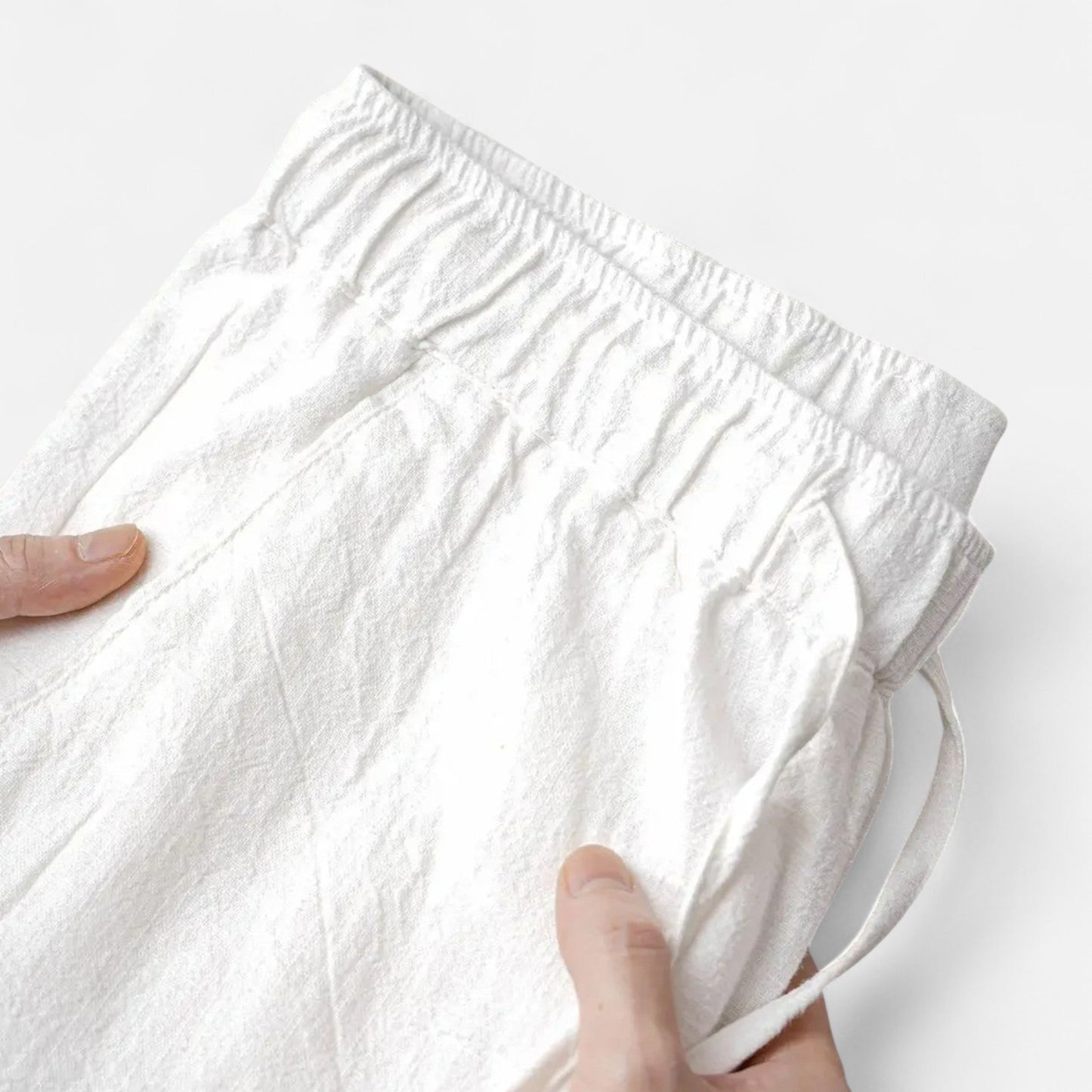 Old Monchester | Men’s Loose Fit Linen Trousers – Lightweight Elegance for Warm-Weather Comfort