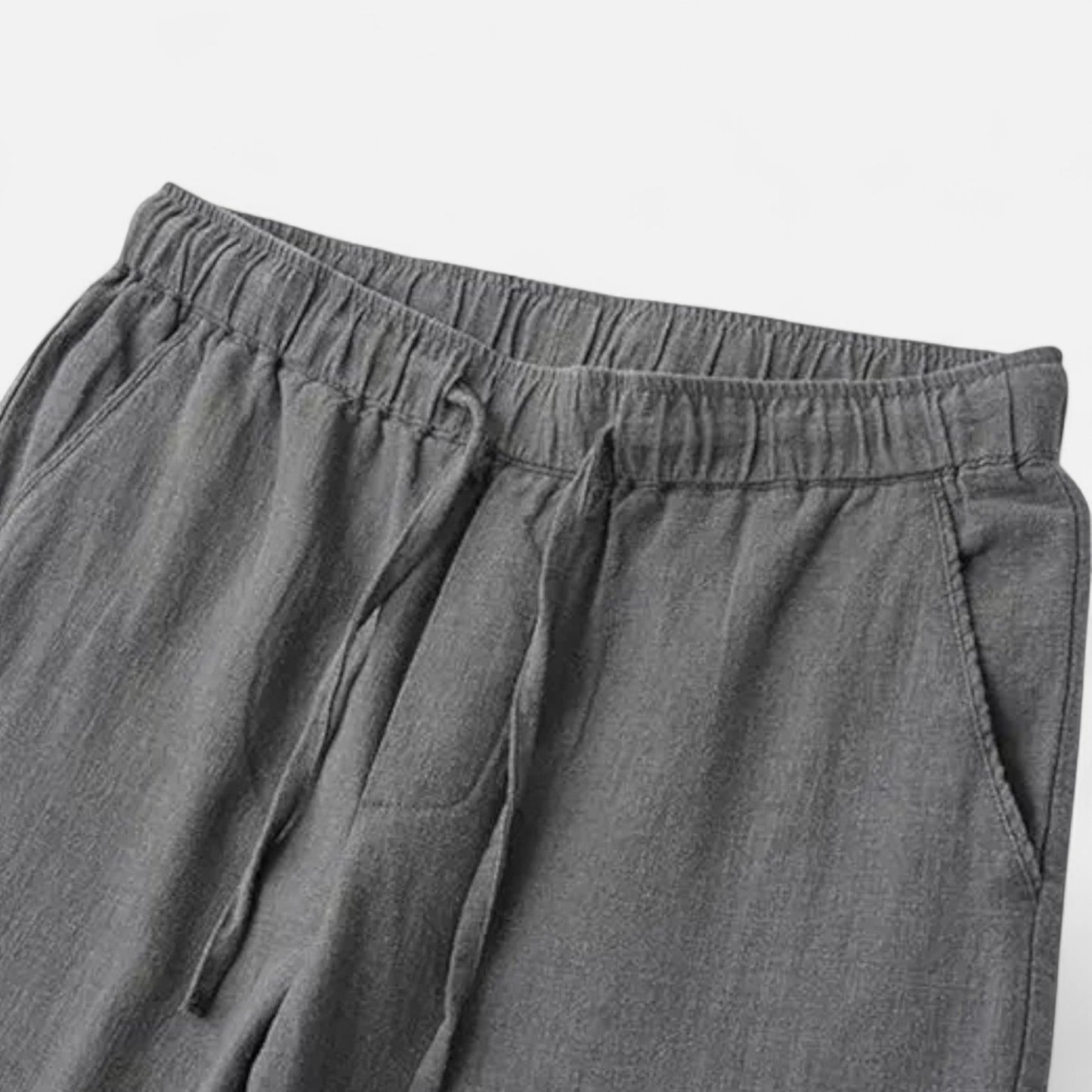 Old Monchester | Men’s Loose Fit Linen Trousers – Lightweight Elegance for Warm-Weather Comfort
