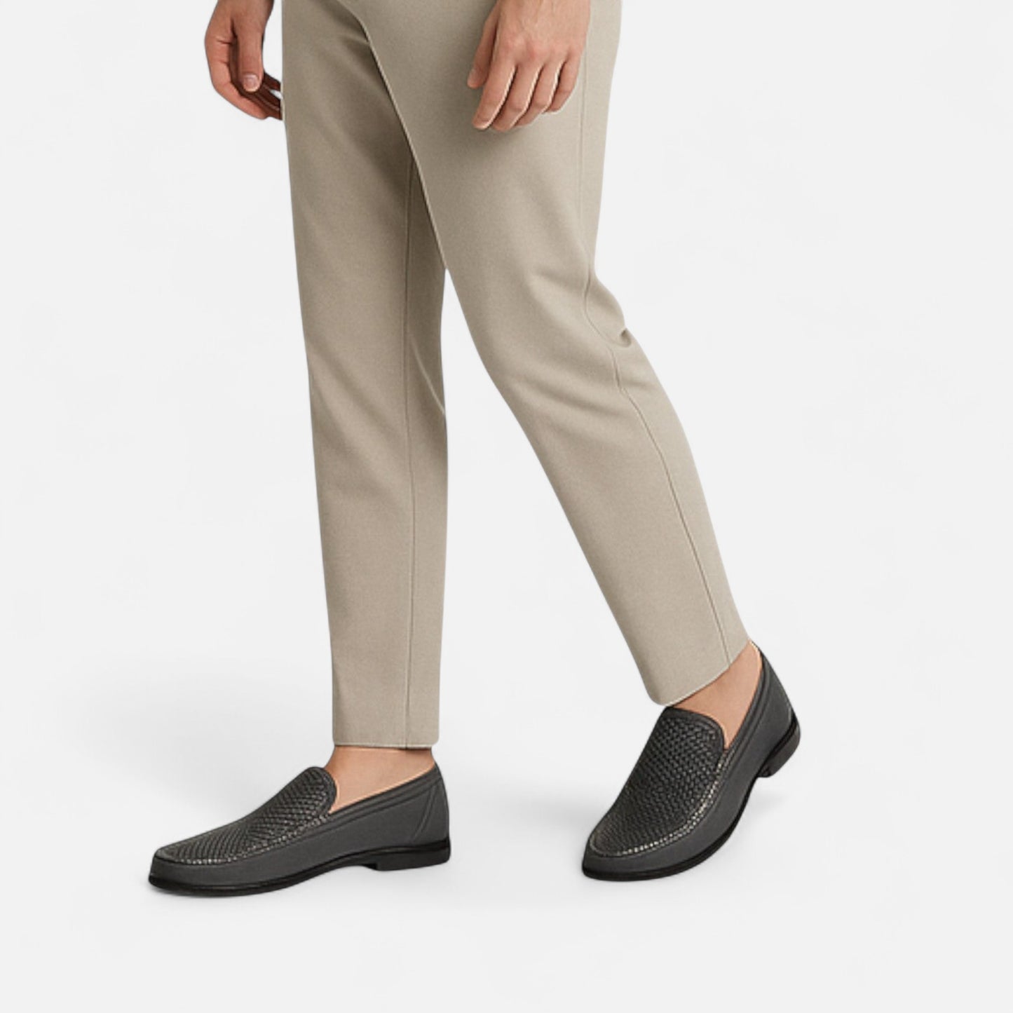 Old Monchester | Men’s Leather Slip-On Loafers – Timeless Formal Elegance