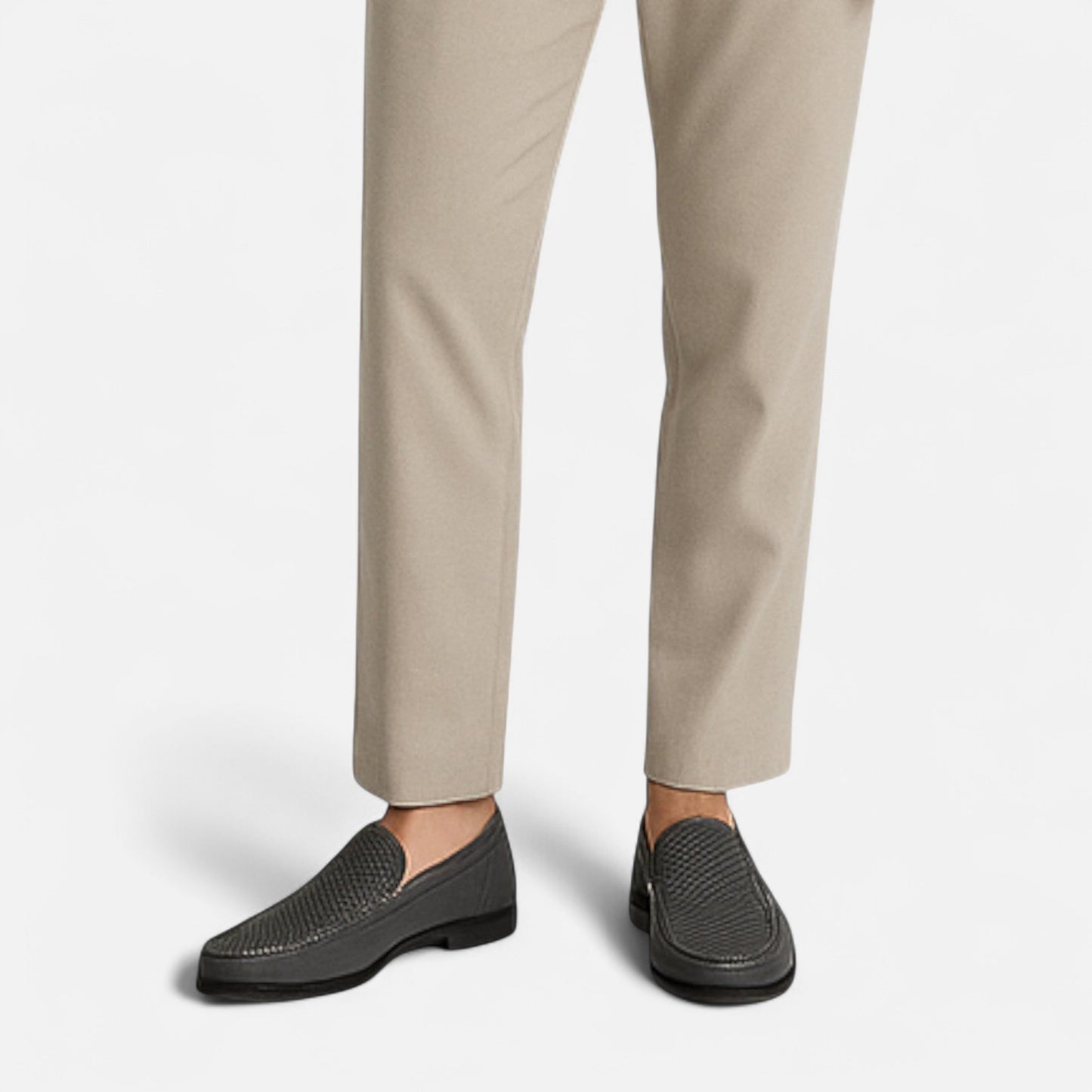 Old Monchester | Men’s Leather Slip-On Loafers – Timeless Formal Elegance