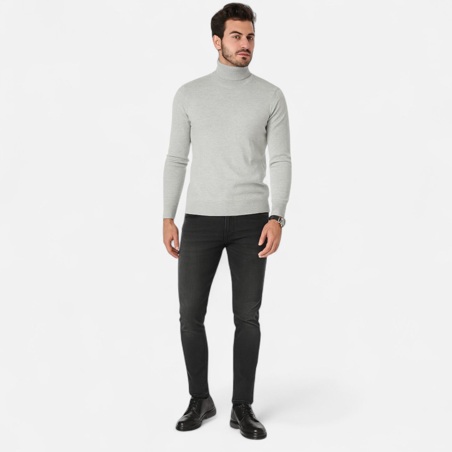 Oldmonchester | Men’s Wool Turtleneck – Timeless Design, Refined Warmth