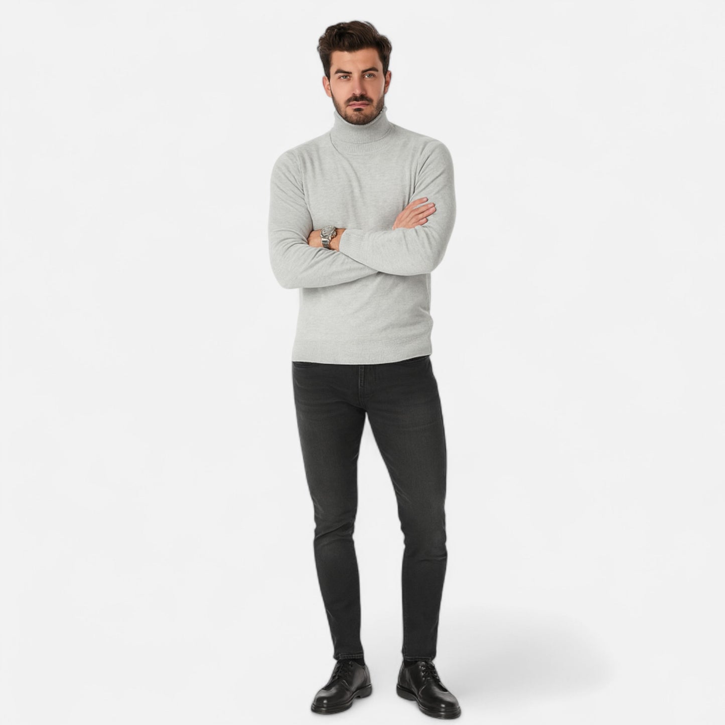 Oldmonchester | Men’s Wool Turtleneck – Timeless Design, Refined Warmth