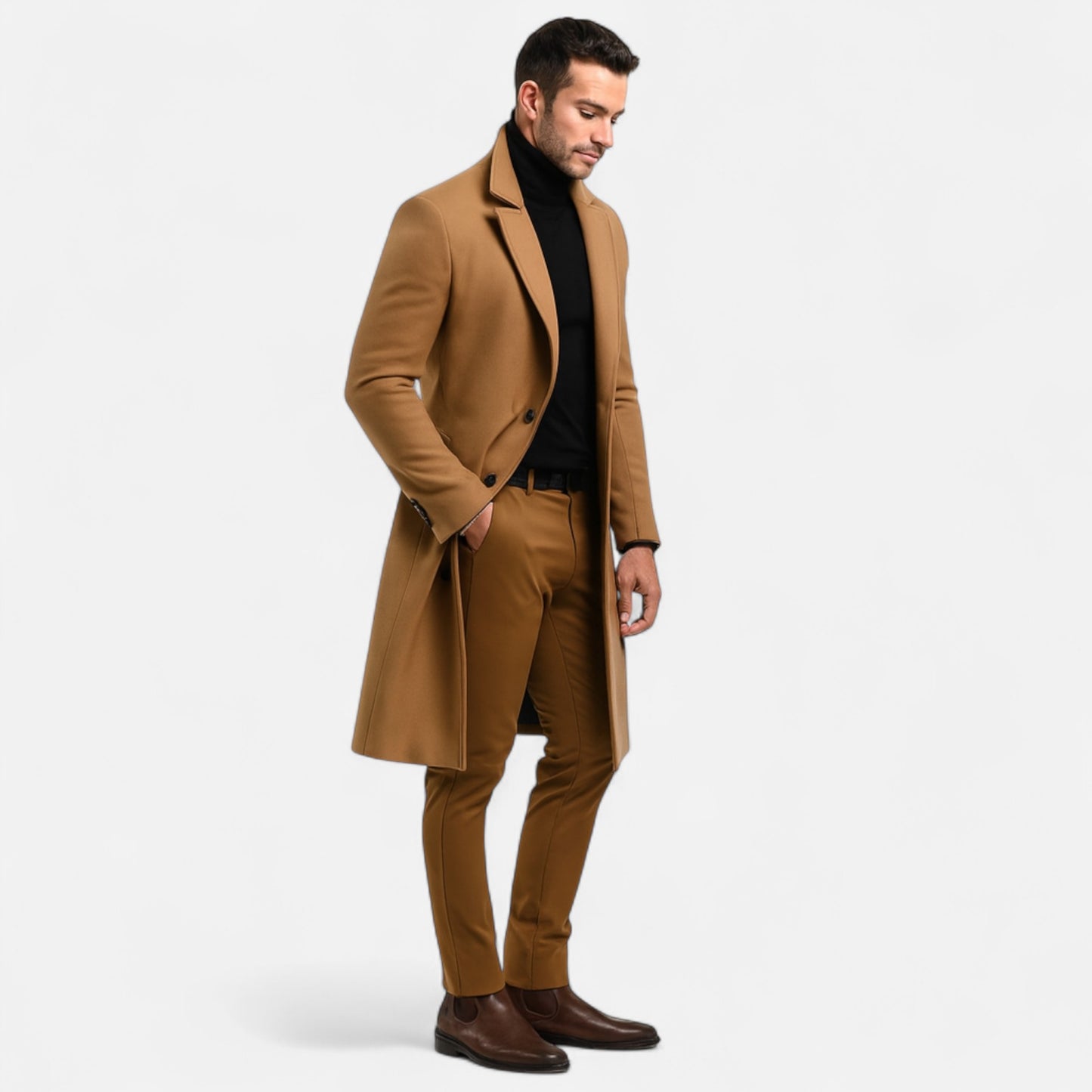 Oldmonchester | Men’s Classic Overcoat – Heritage Design, Timeless Refinement