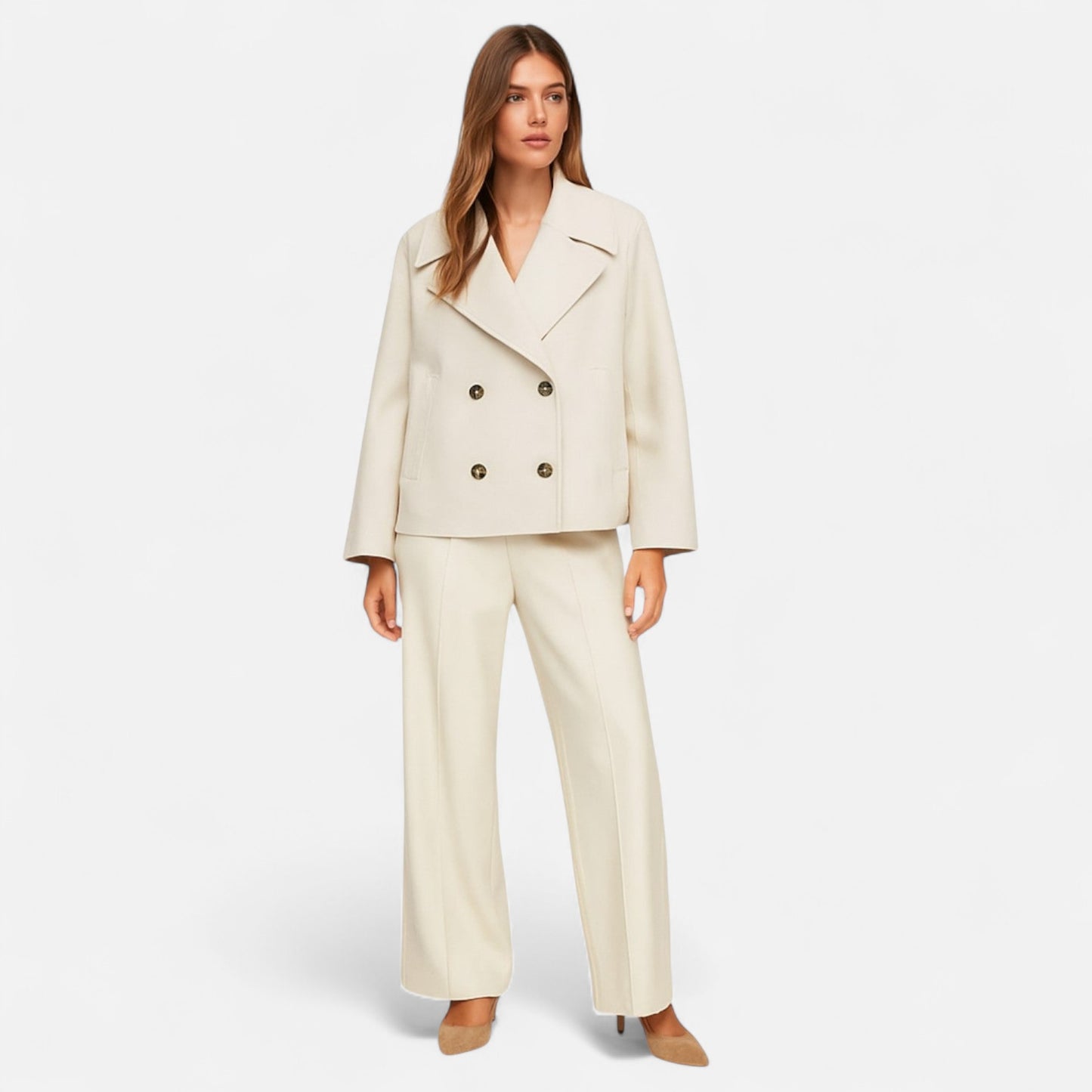 Old Monchester | Women’s Tailored Minimalist Jacket – Modern Structure, Effortless Refinement