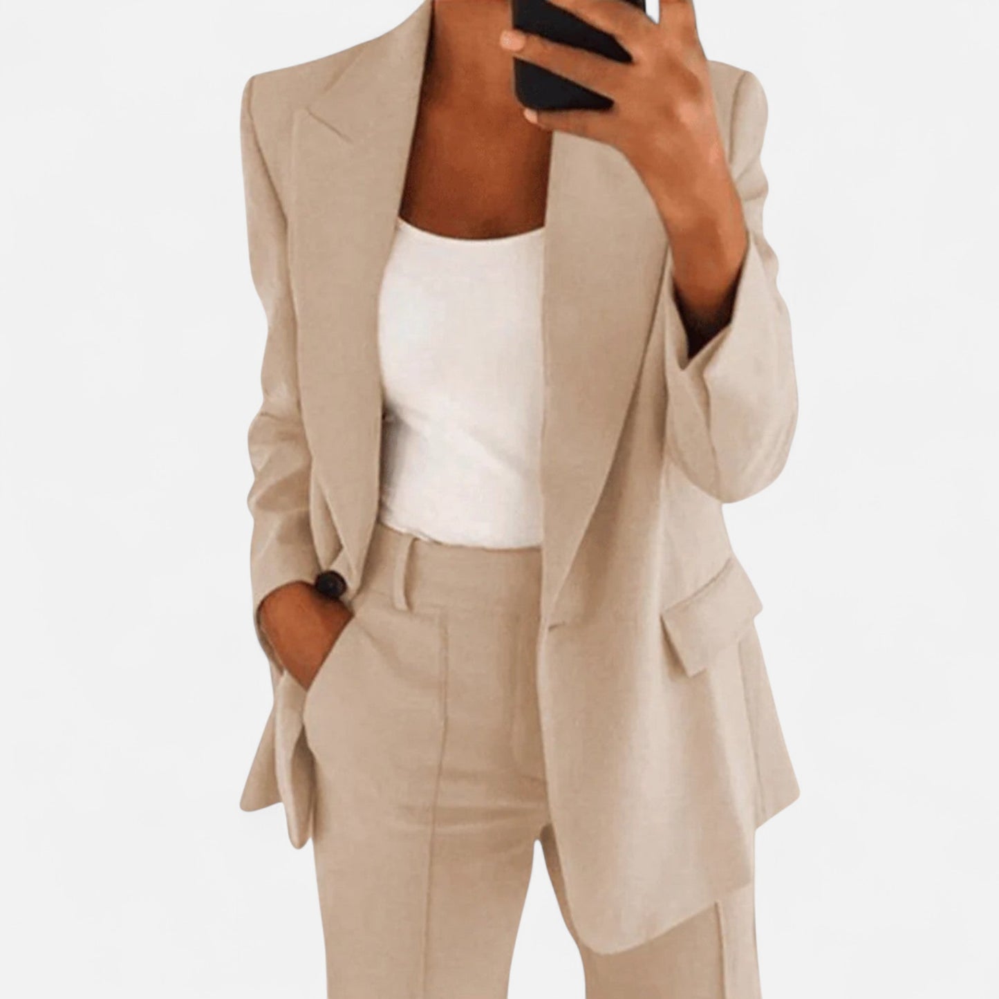 Old Monchester | Women’s Two-Piece Elegant Suit – Tailored Sophistication, Modern Feminine Power