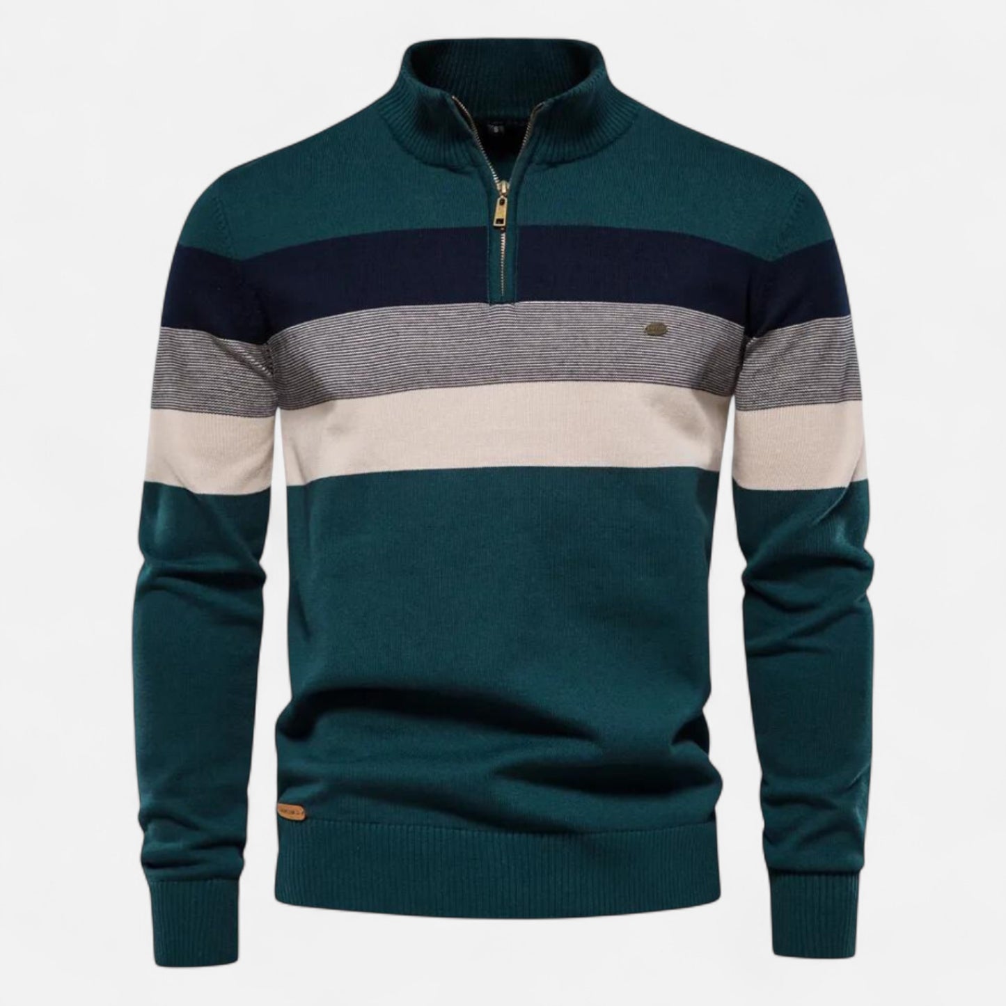 Oldmonchester | Men’s Quarter-Zip Sweater – Timeless Style, Refined Comfort