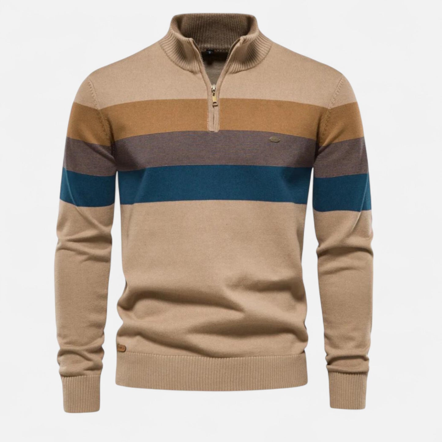 Oldmonchester | Men’s Quarter-Zip Sweater – Timeless Style, Refined Comfort