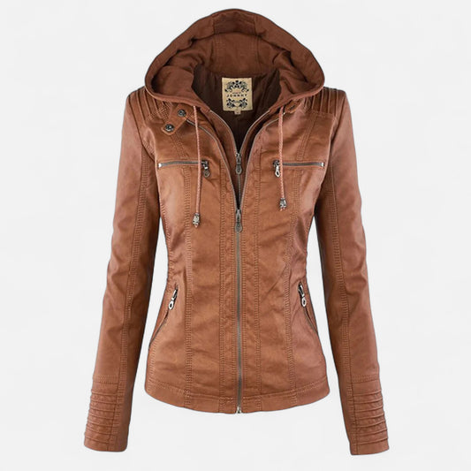 Oldmonchester | Women’s Leather Jacket – Timeless Elegance, Refined Edge