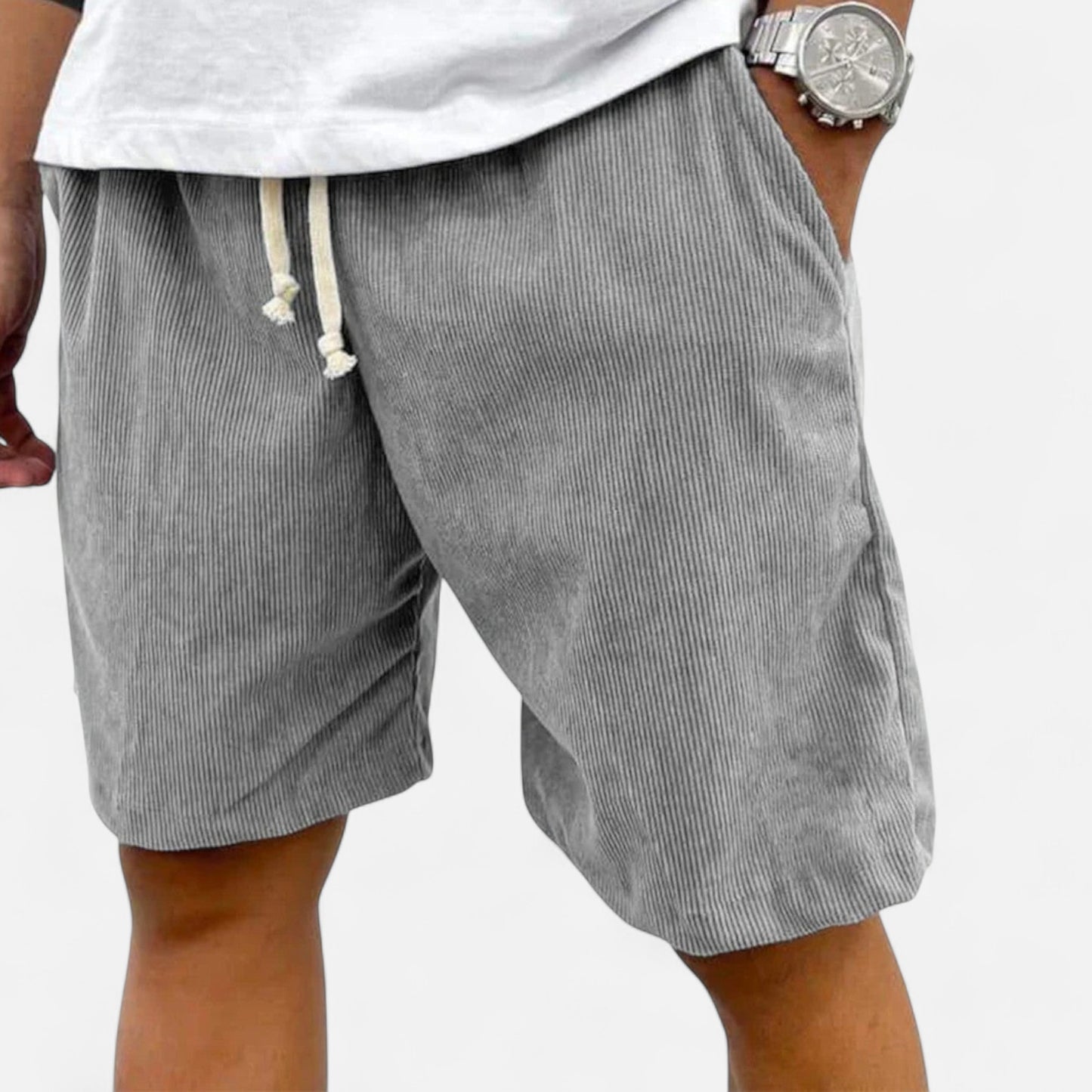Old Monchester | Men’s Shorts – Tailored Fit, Lightweight Cotton Blend
