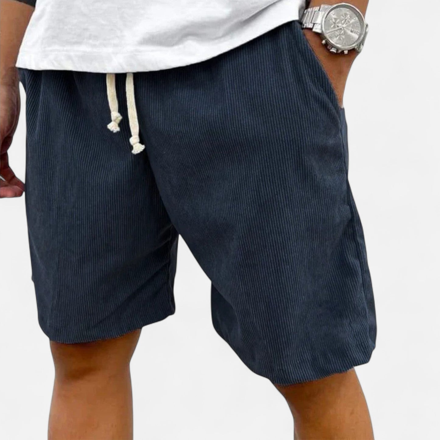 Old Monchester | Men’s Shorts – Tailored Fit, Lightweight Cotton Blend
