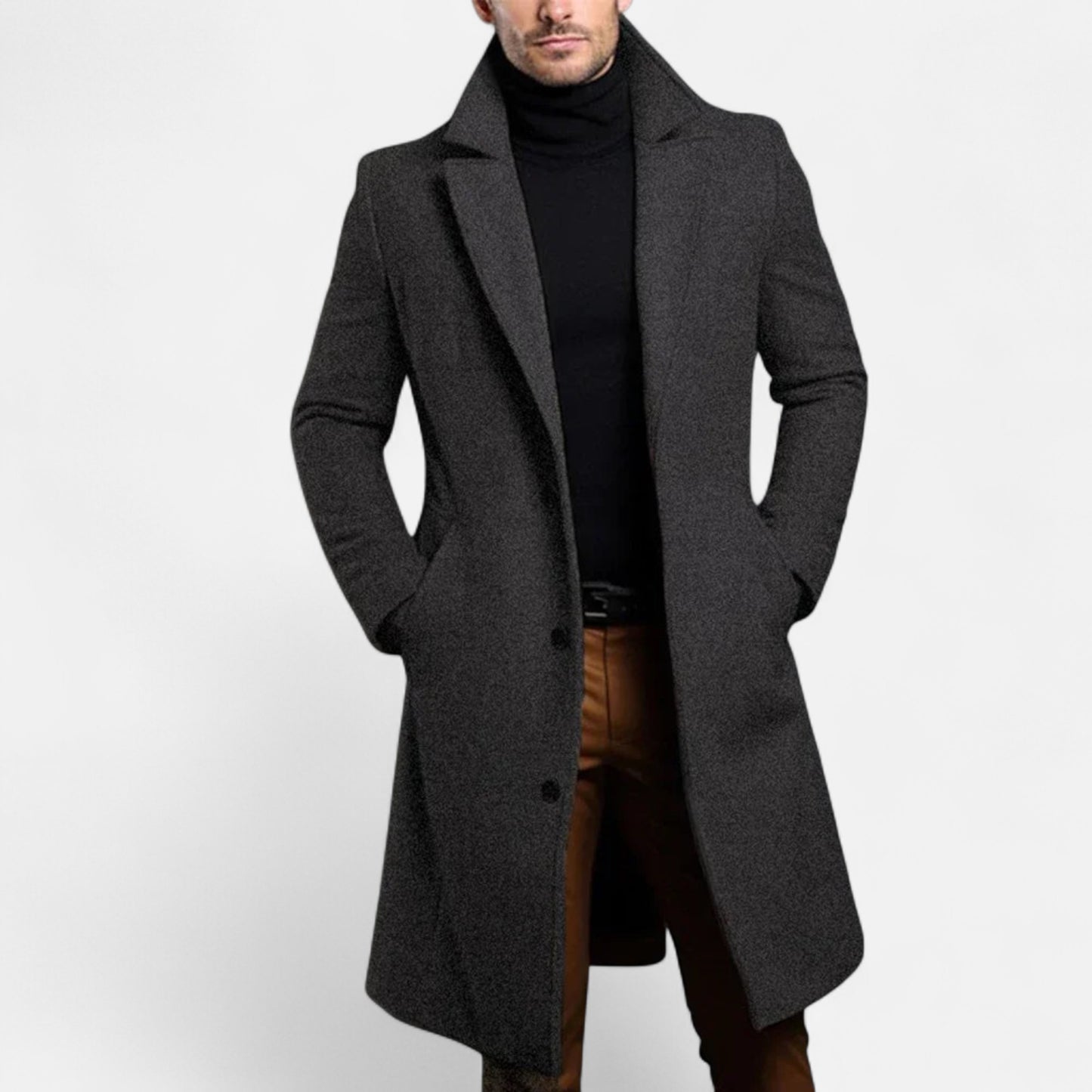 Oldmonchester | Men’s Classic Overcoat – Heritage Design, Timeless Refinement