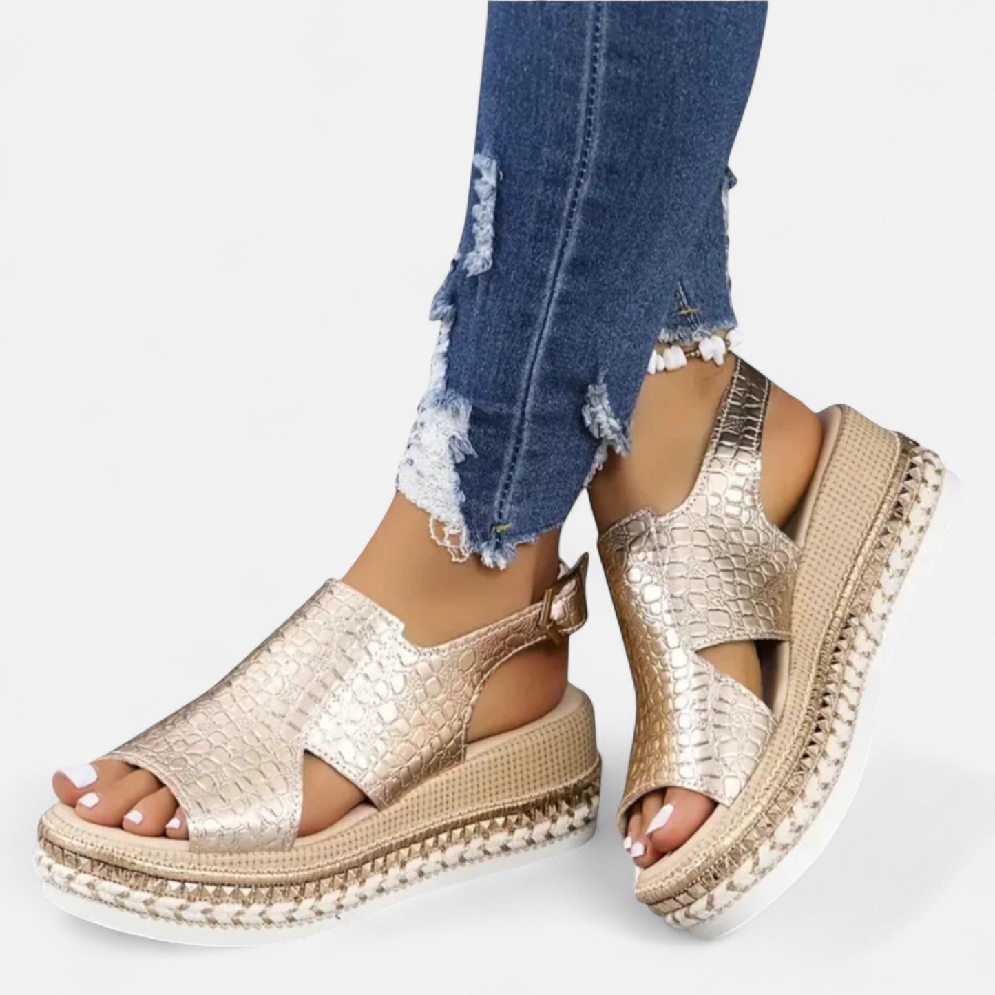 Old Monchester | Women’s Orthopedic Summer Sandals – Supportive Comfort, Elegant Ease