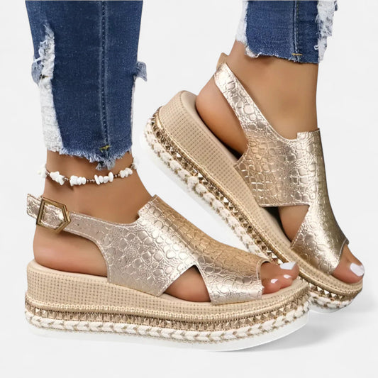 Old Monchester | Women’s Orthopedic Summer Sandals – Supportive Comfort, Elegant Ease