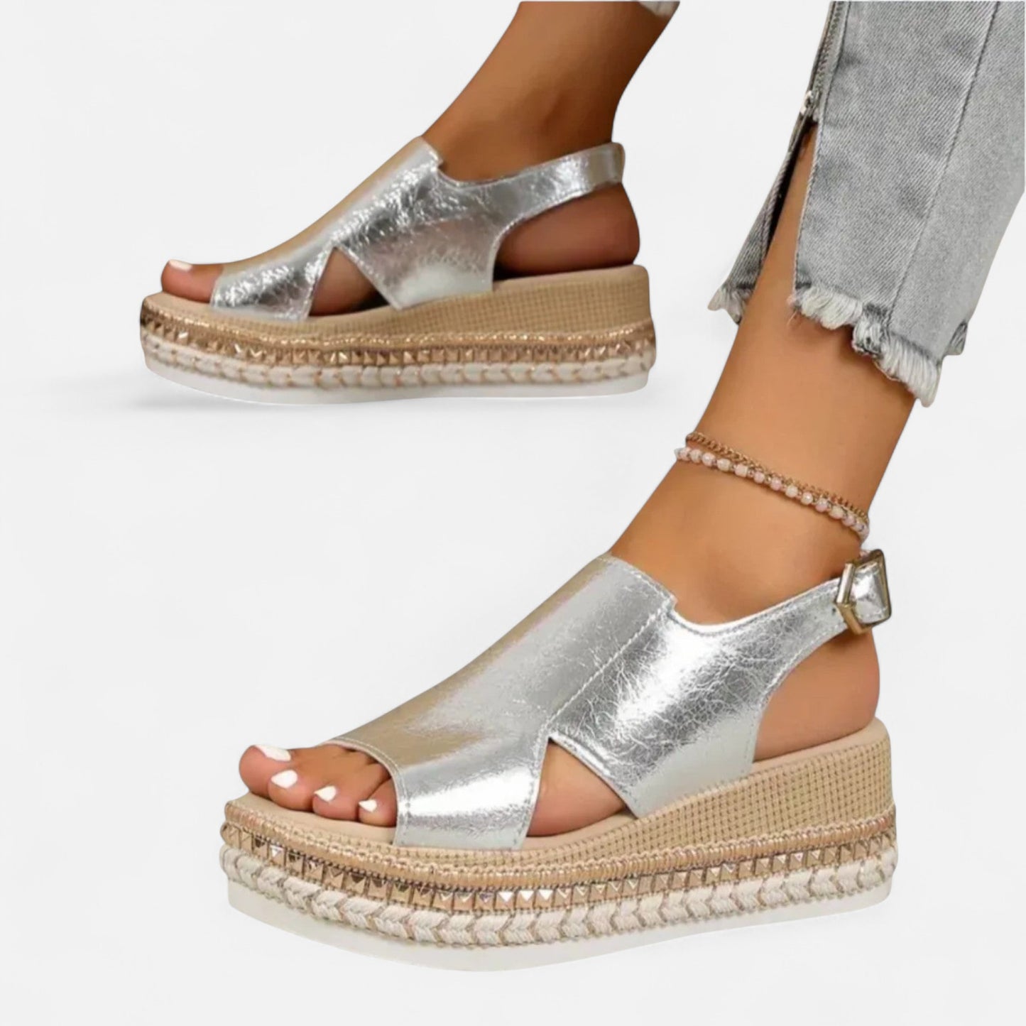 Old Monchester | Women’s Orthopedic Summer Sandals – Supportive Comfort, Elegant Ease