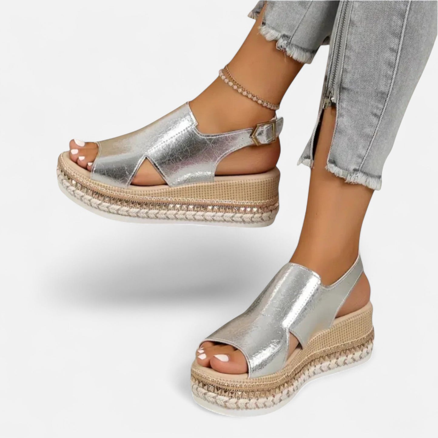 Old Monchester | Women’s Orthopedic Summer Sandals – Supportive Comfort, Elegant Ease