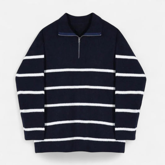 Oldmonchester | Men’s Retro Half-Zip Sweater – Vintage Heritage, Modern Refinement