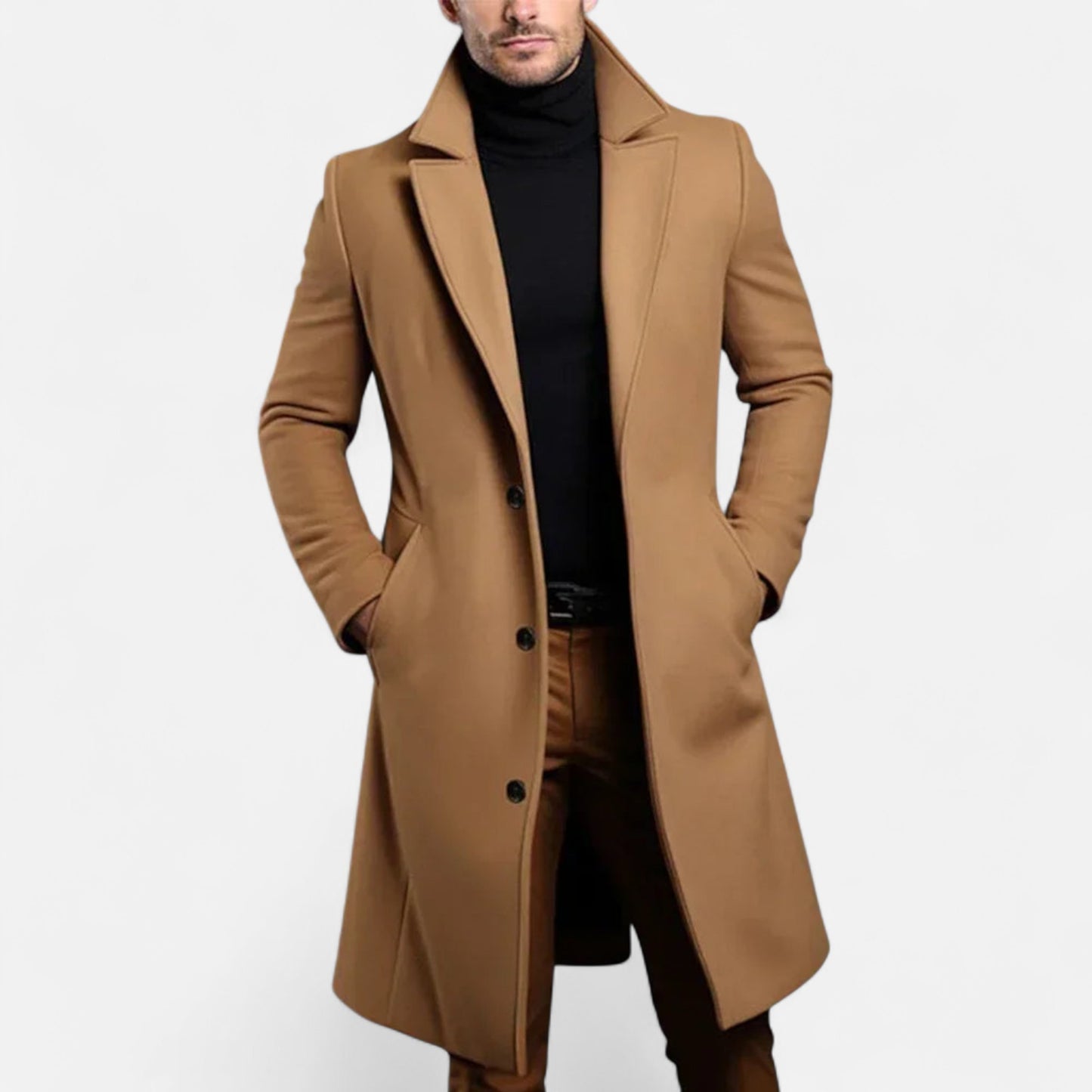Oldmonchester | Men’s Classic Overcoat – Heritage Design, Timeless Refinement