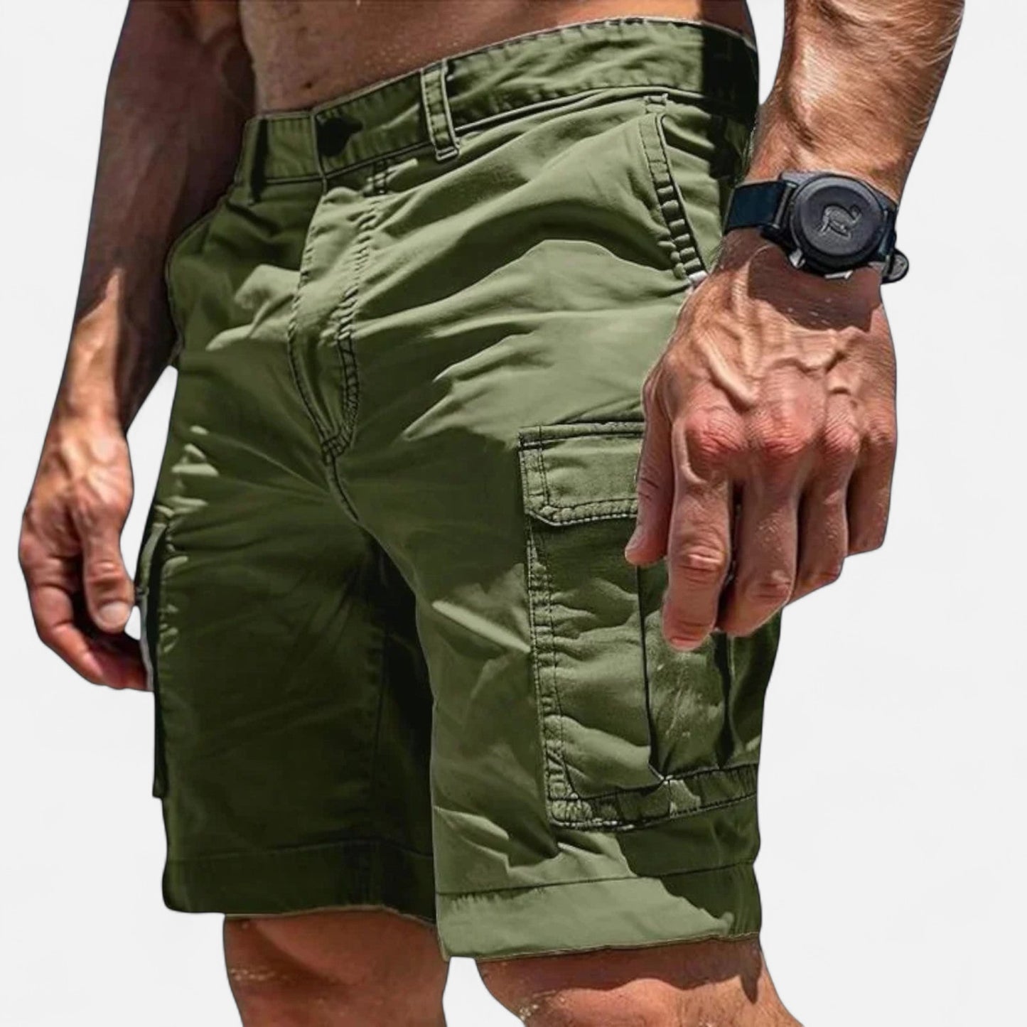 Old Monchester | Men’s Explorer Cargo Shorts – Premium Utility, Classic Styling