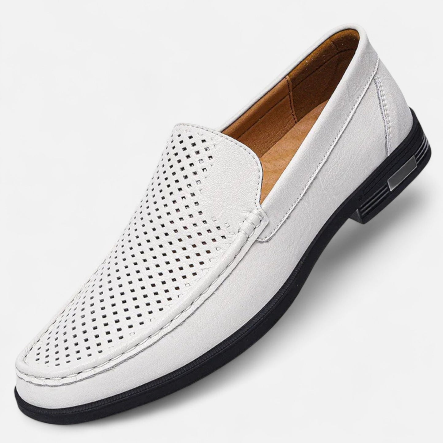 Old Monchester | Men’s Leather Slip-On Loafers – Timeless Formal Elegance