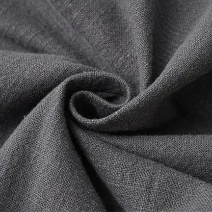 Old Monchester | Men’s Loose Fit Linen Trousers – Lightweight Elegance for Warm-Weather Comfort
