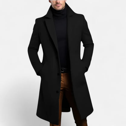 Oldmonchester | Men’s Classic Overcoat – Heritage Design, Timeless Refinement
