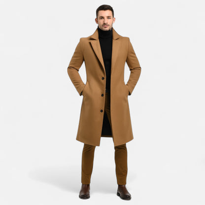 Oldmonchester | Men’s Classic Overcoat – Heritage Design, Timeless Refinement