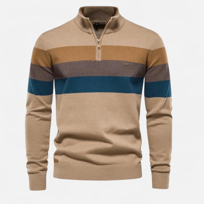 Oldmonchester | Men’s Quarter-Zip Sweater – Timeless Style, Refined Comfort