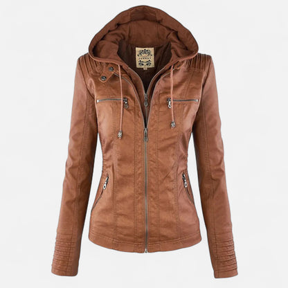 Oldmonchester | Women’s Leather Jacket – Timeless Elegance, Refined Edge