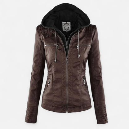 Oldmonchester | Women’s Leather Jacket – Timeless Elegance, Refined Edge