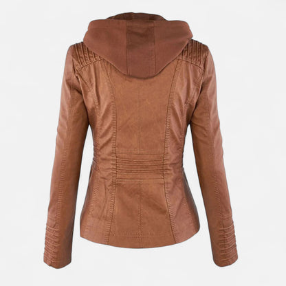 Oldmonchester | Women’s Leather Jacket – Timeless Elegance, Refined Edge