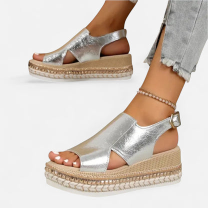 Old Monchester | Women’s Orthopedic Summer Sandals – Supportive Comfort, Elegant Ease