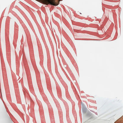 Old Monchester | Men’s Riviera Linen Shirt – Coastal Elegance, Timeless Warm-Weather Style