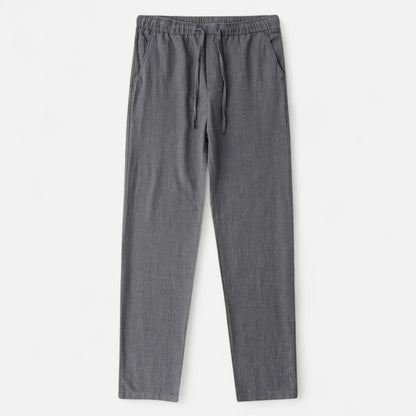 Old Monchester | Men’s Loose Fit Linen Trousers – Lightweight Elegance for Warm-Weather Comfort